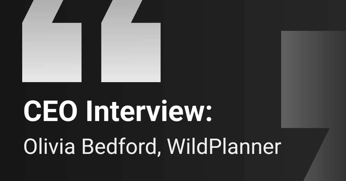 CEO Interview: WildPlanner